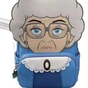 Loungefly Blue and White Character Backpack